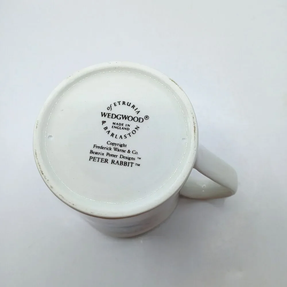 Vtg Beatrix Potter 10 Oz Cream Pitcher Peter Rabbit Wedgwood & Barlaston Etruria